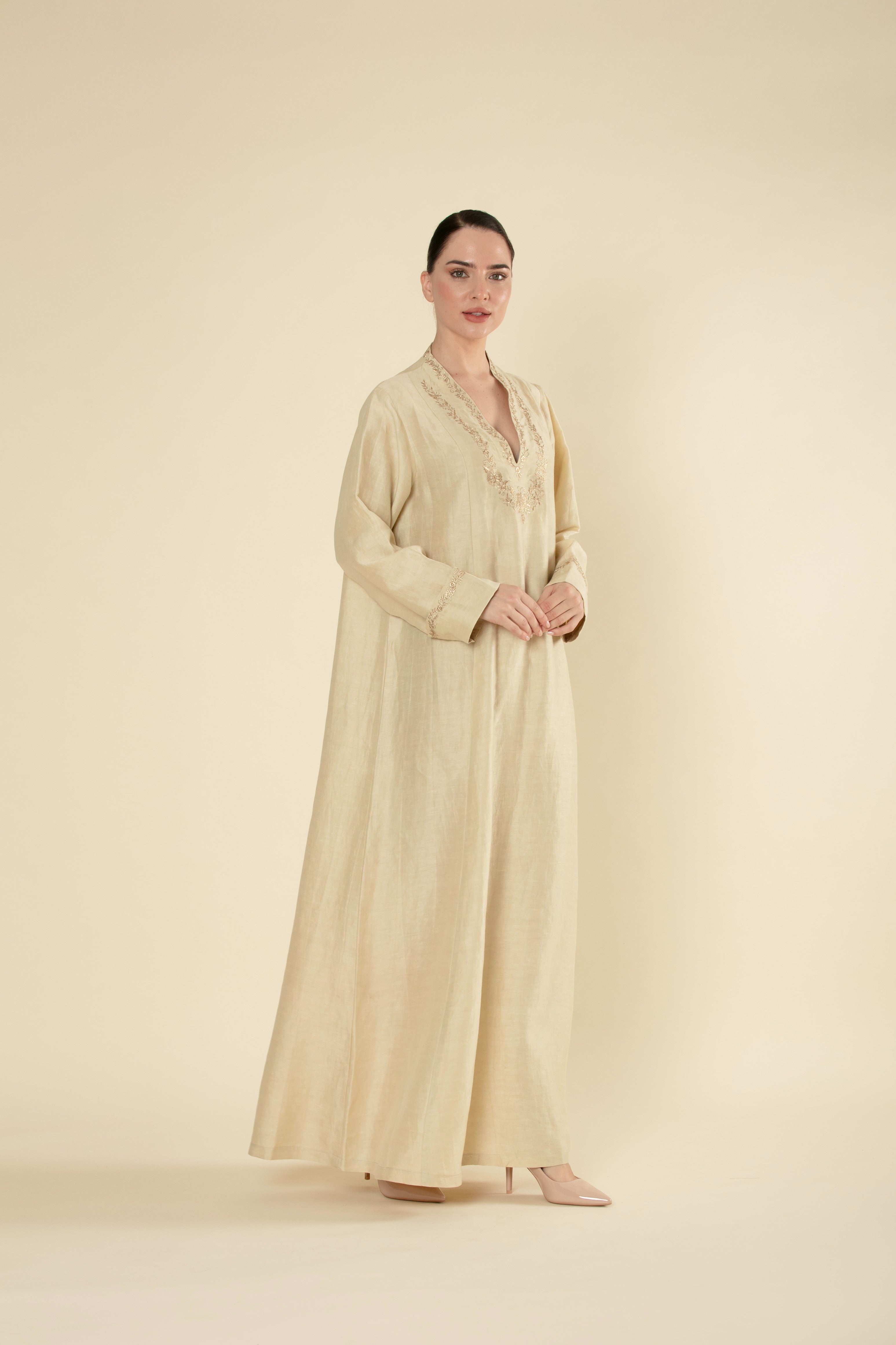 Golden Serenity Jalabiya
