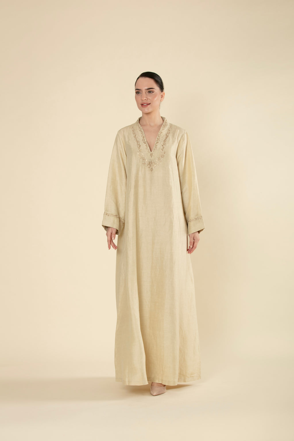 Golden Serenity Jalabiya