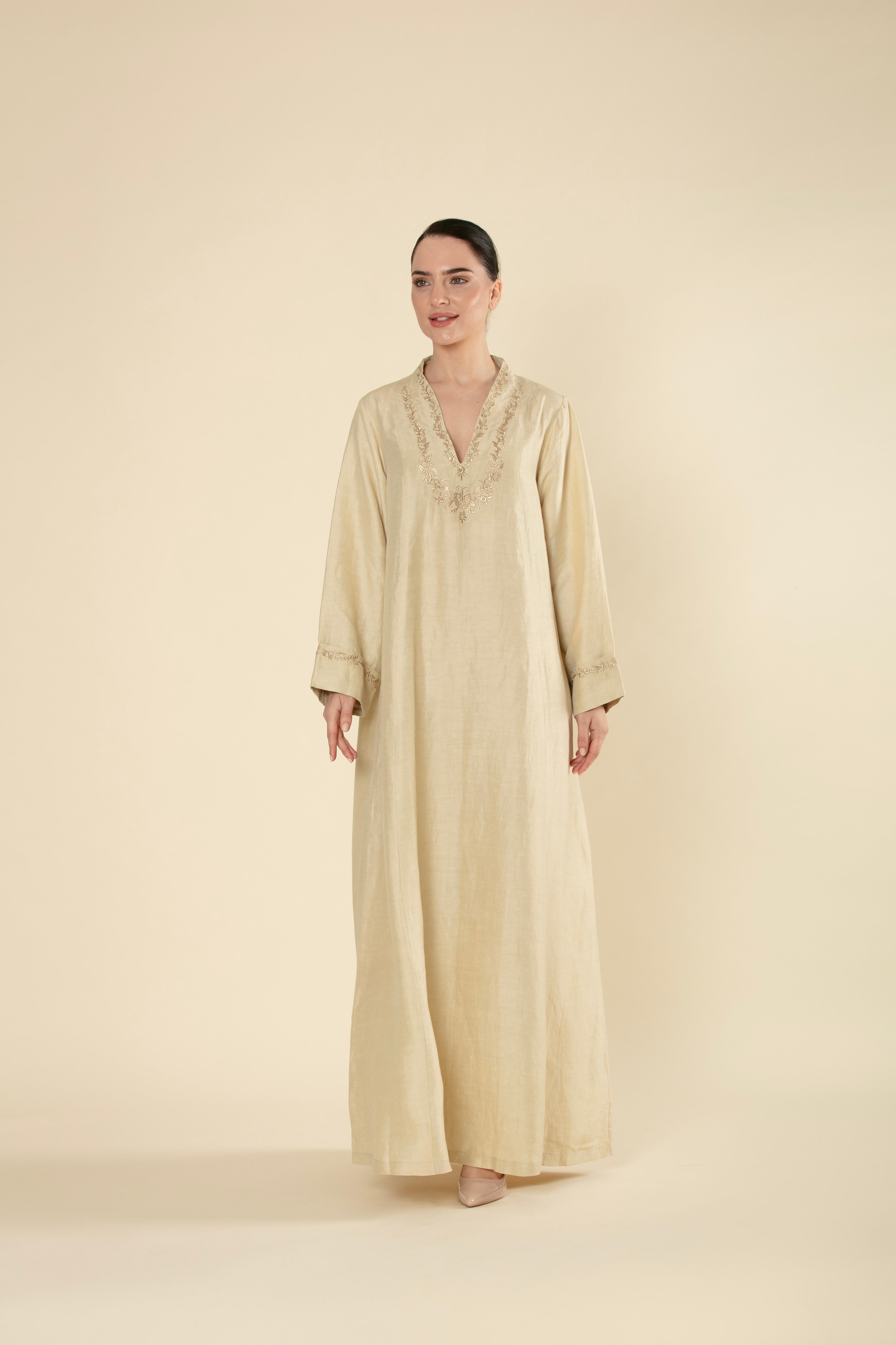 Golden Serenity Jalabiya