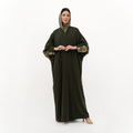 Floral Cascade Abaya