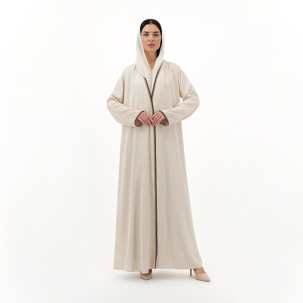 Ivory Serenity Abaya