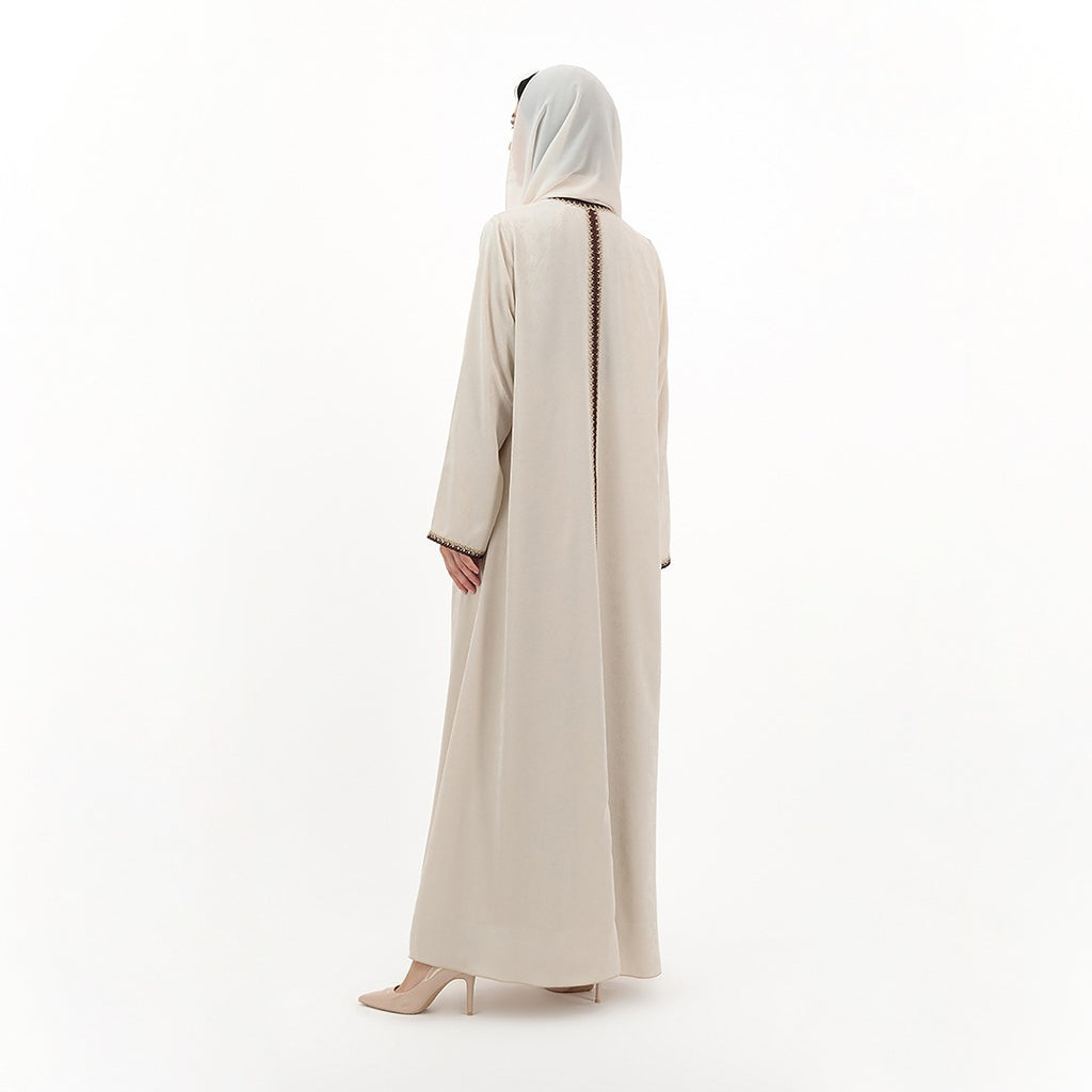 Ivory Serenity Abaya