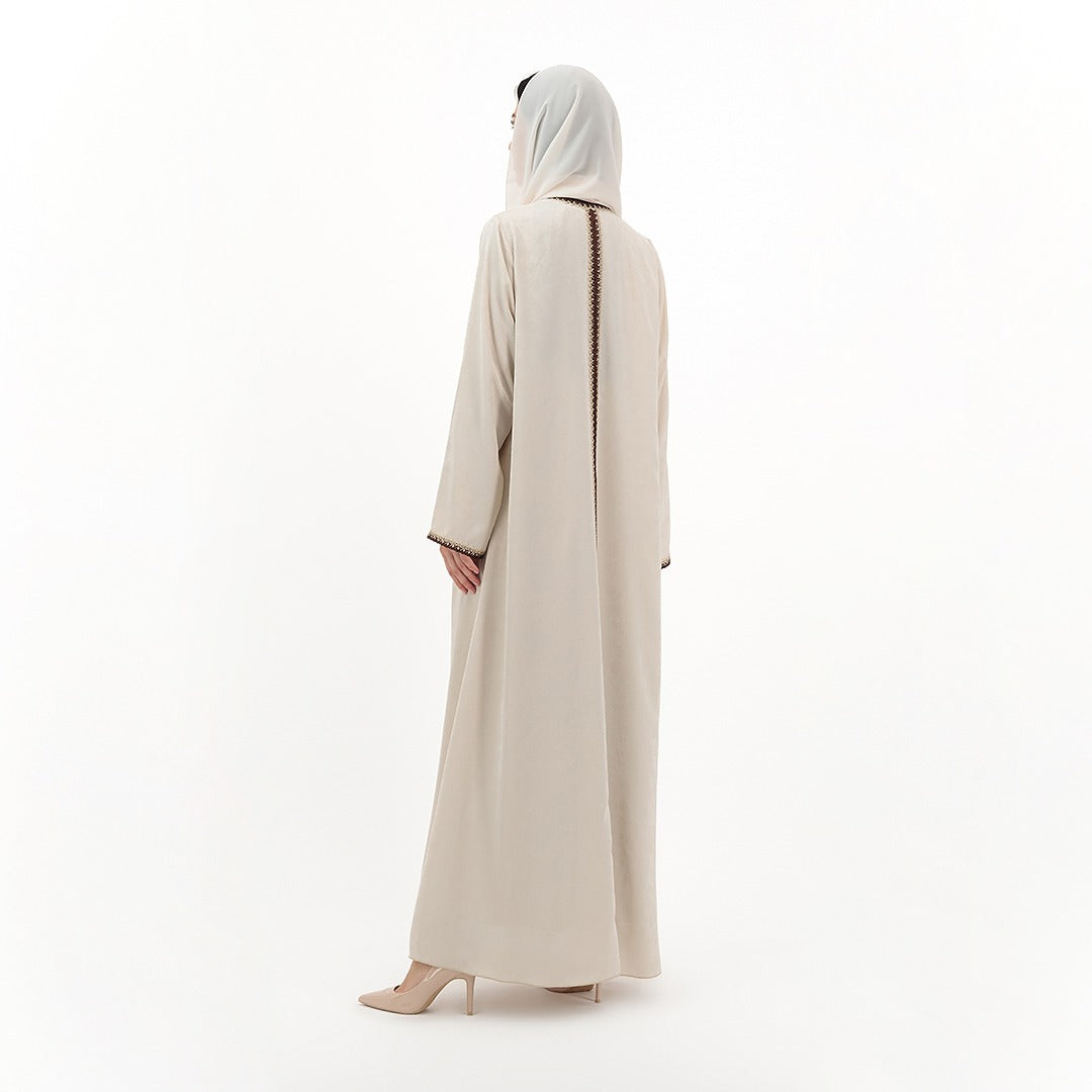 Ivory Serenity Abaya