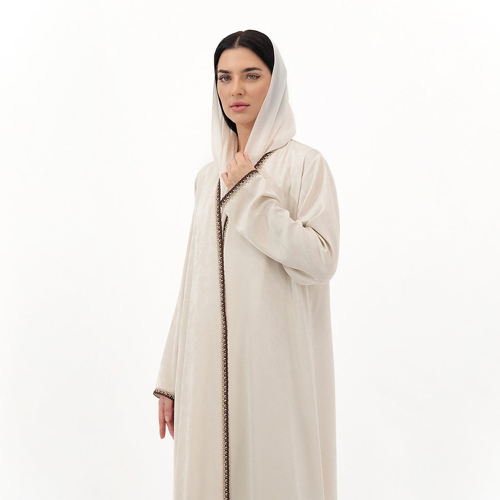 Ivory Serenity Abaya