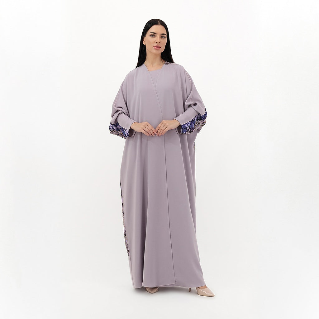 Floral Cascade Abaya