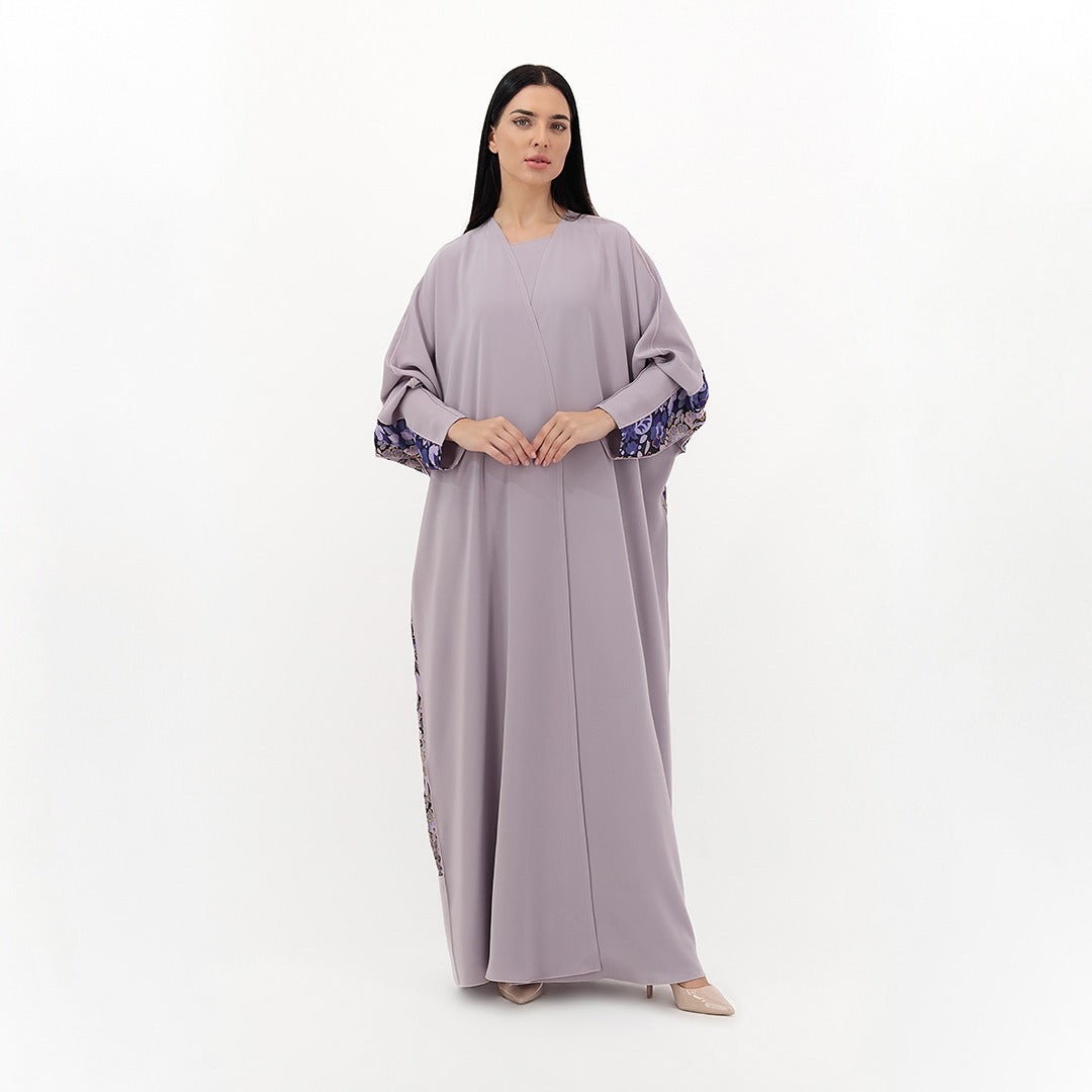 Floral Cascade Abaya