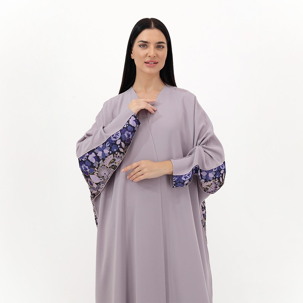 Floral Cascade Abaya
