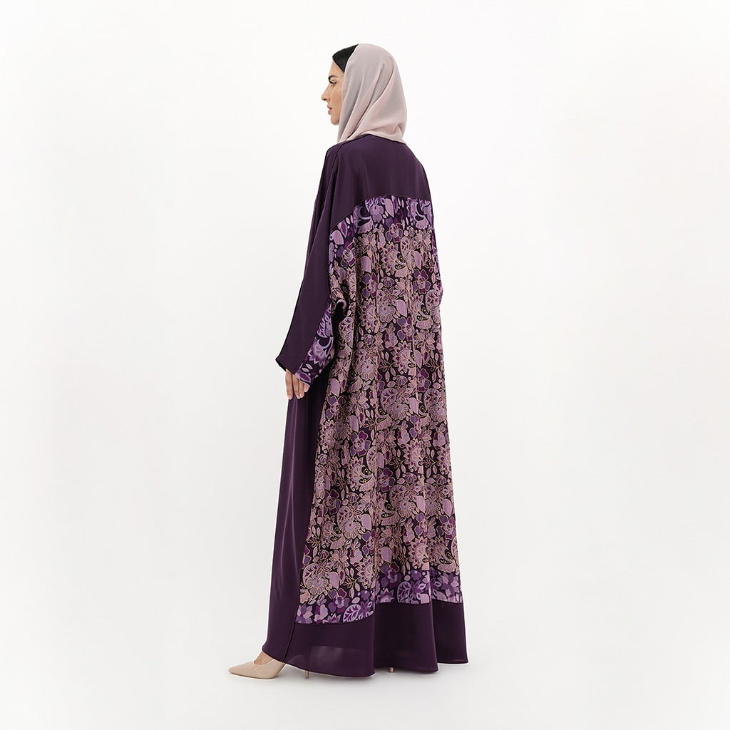 Floral Cascade Abaya