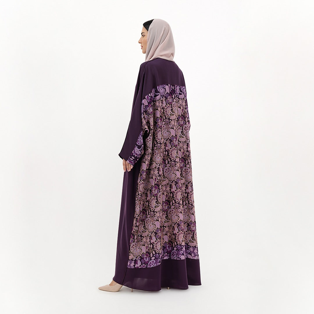 Floral Cascade Abaya