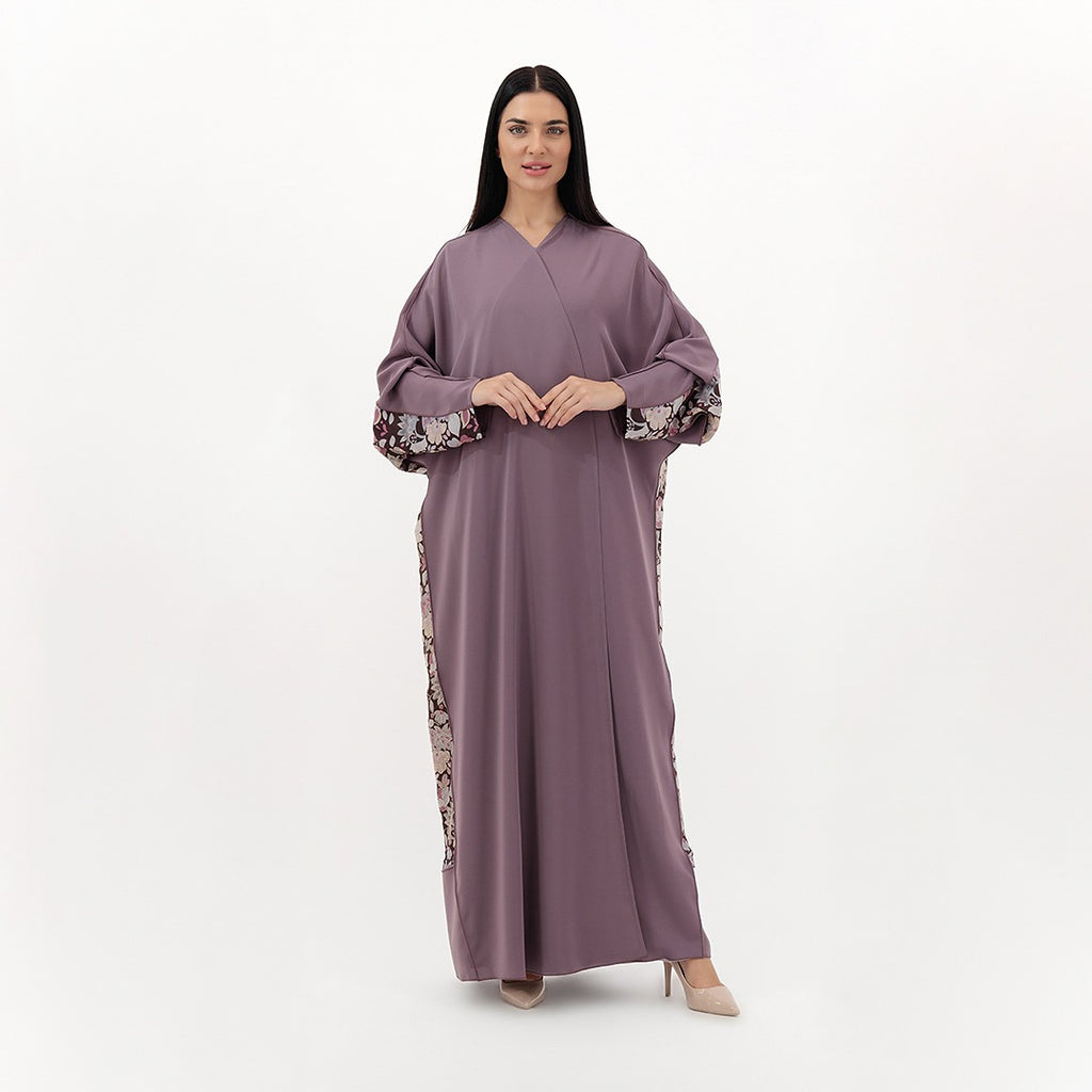 Floral Cascade Abaya