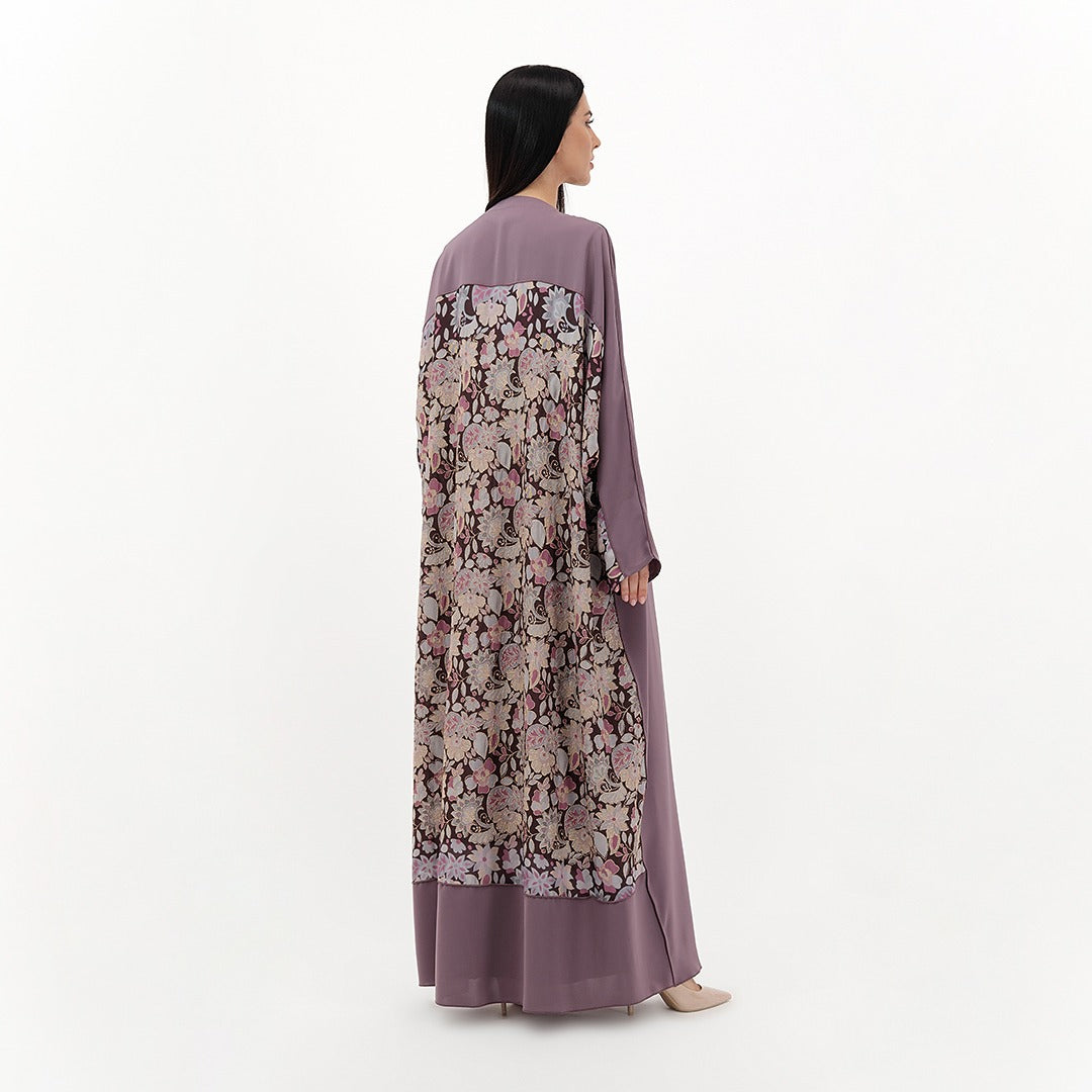 Floral Cascade Abaya