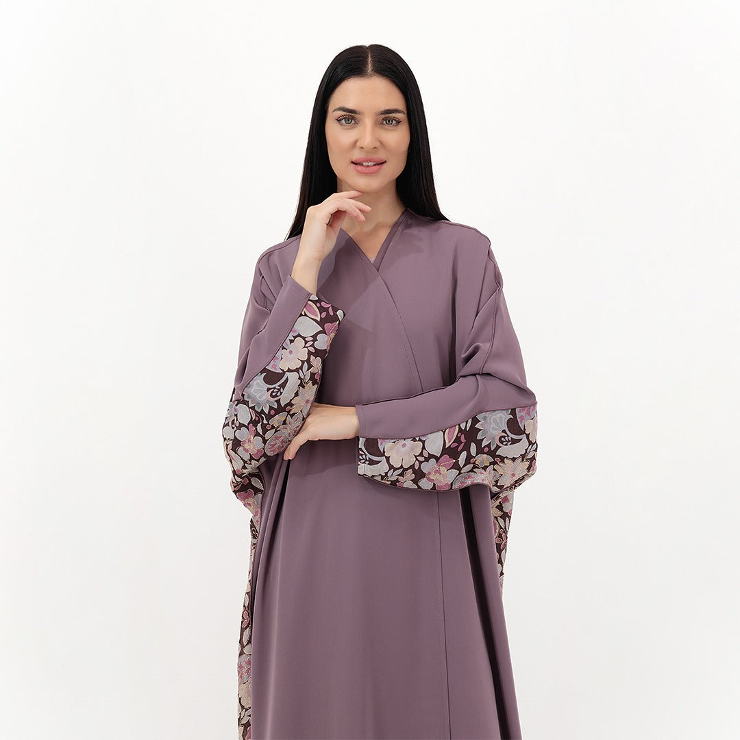 Floral Cascade Abaya