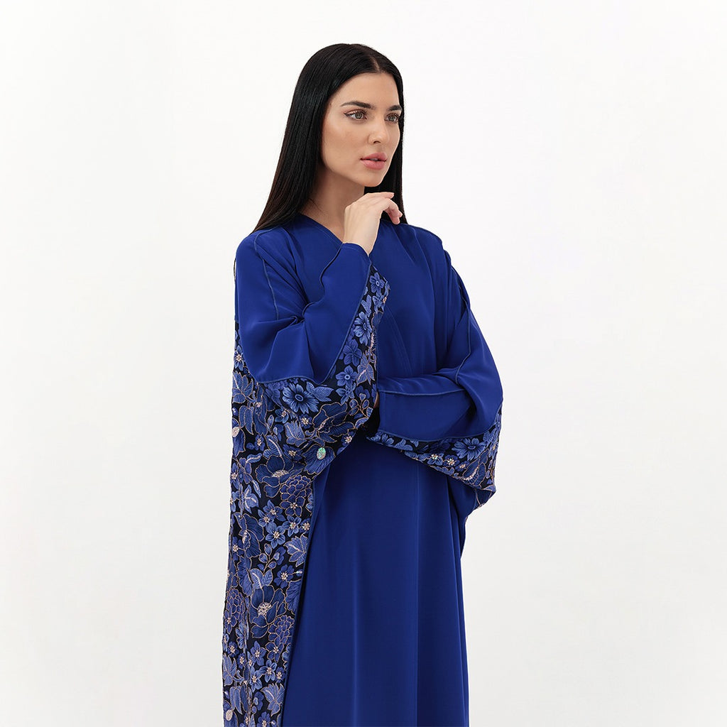 Floral Cascade Abaya